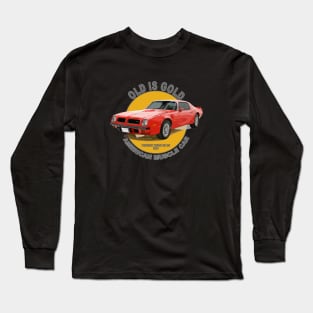Firebird TransAm American Muscle Car 60s 70s Old is Gold Long Sleeve T-Shirt
